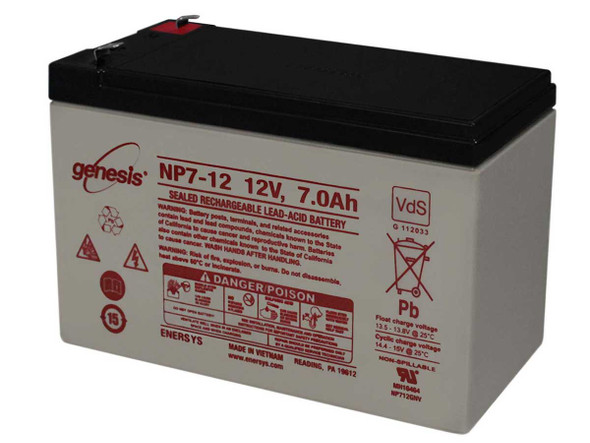 Enersys Genesis NP7-12 12V 7Ah F1 Sealed Battery