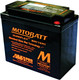 MotoBatt MBTX20UHD 21Ah AGM Battery bundle with MotoBatt PDCT1 12V/6V 1A Charger