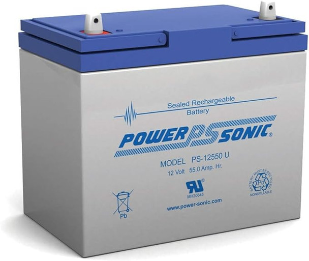 Power-Sonic PS-12550U 12V 55Ah Sealed Battery