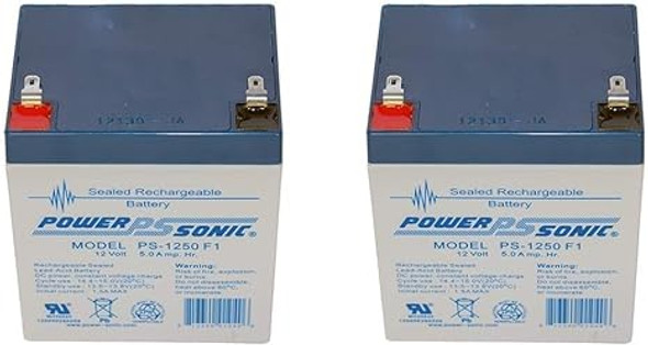 Power-Sonic 12V 5Ah Battery Replacement for Sunrise Medical ZBA-142211-2 Pack