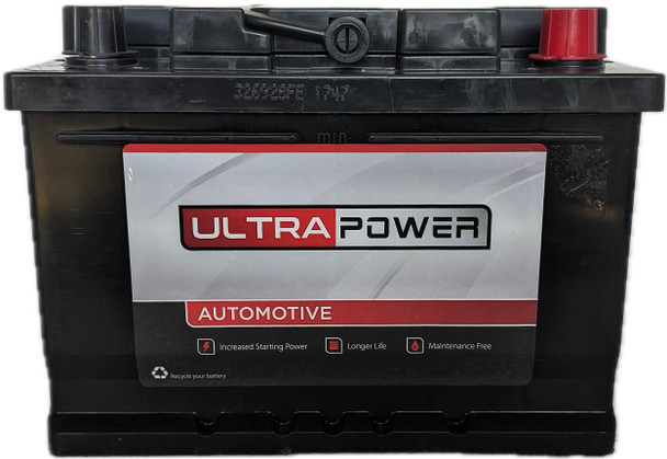 ULTRAPOWER 696RMF 12V 600 CCA Maintenance-Free Auto Battery (Group 96R)