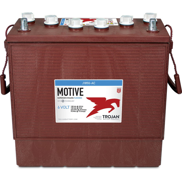 Trojan Motive J185G-AC 12V 185Ah Deep Cycle Flooded Battery (Group 921 185)