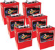 U.S. Battery US-L16-XC2 6V 385Ah Deep Cycle Flooded Battery (Group 903 L16) - 6 Pack