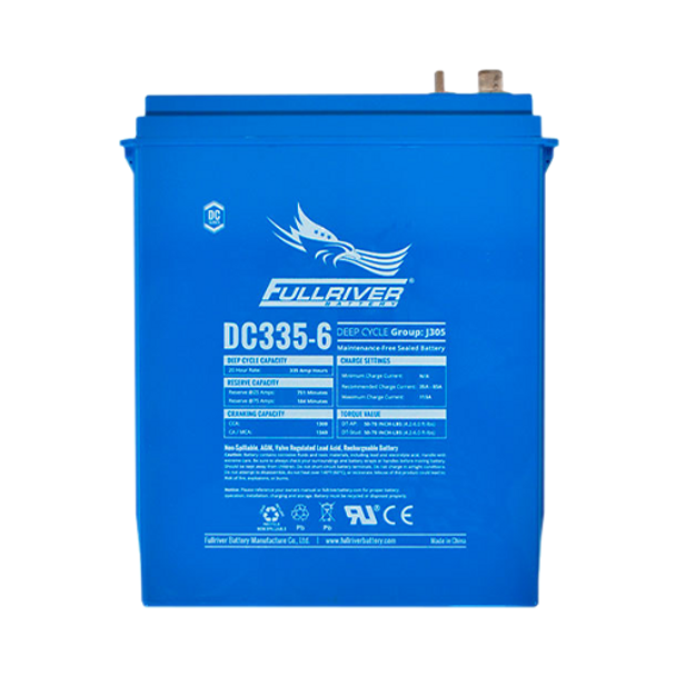 Fullriver DC335-6 6V 335Ah Deep Cycle AGM Battery (Group 902, J305)