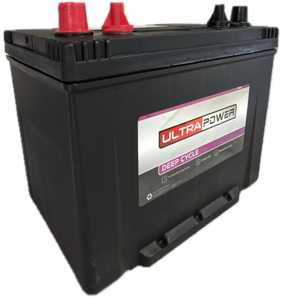 ULTRAPOWER EV24 12V 625 MCA Maintenance-Free Marine Battery (Group 24) - 2 Pack