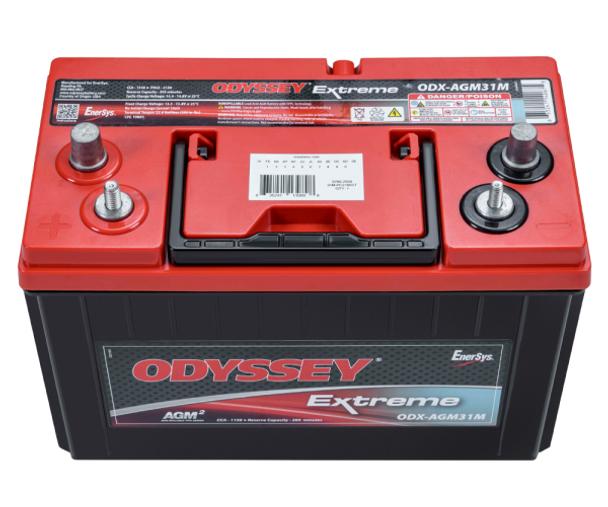 Odyssey Extreme ODX-AGM31M 12V AGM Marine Dual Purpose Battery (Group 31M)