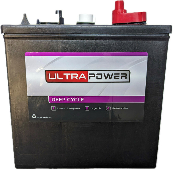 ULTRAPOWER EV105 6V 225Ah Maintenance-Free Deep Cycle Battery (Group GC2)