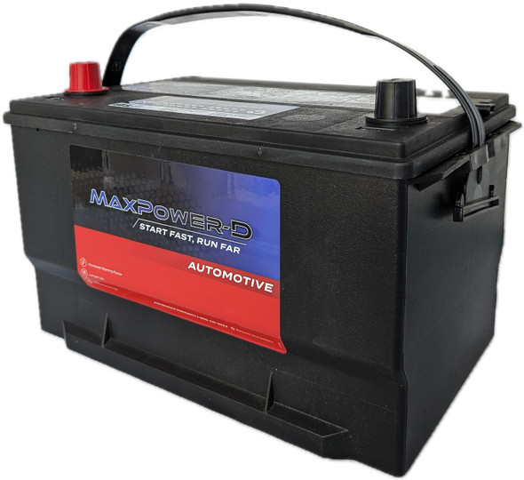 Maxpower-D 665MF 12V 850 CCA Maintenance-Free Auto Battery (Group 65)