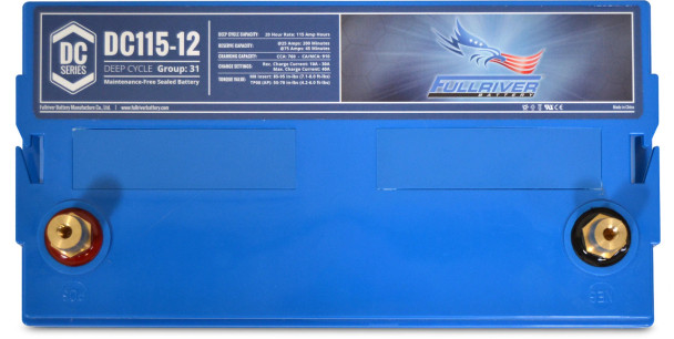 Fullriver DC115-12 12V 115Ah Deep Cycle AGM Battery (Group 31)
