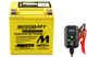 MotoBatt MBTX7U 8Ah 115 CCA AGM Battery bundle with NOCO GENIUS1 6V/12V 1A Charger