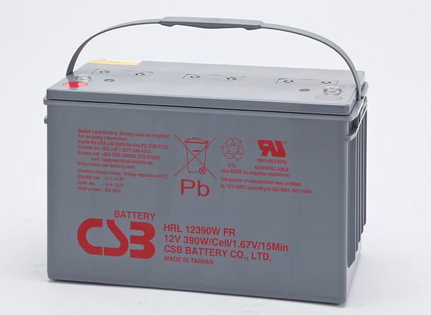 CSB HRL12390W FR 12V 100Ah 390W Battery (Group 31)