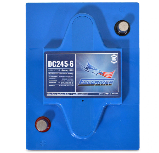 Fullriver DC245-6 6V 245Ah Deep Cycle AGM Battery (Group DIN)