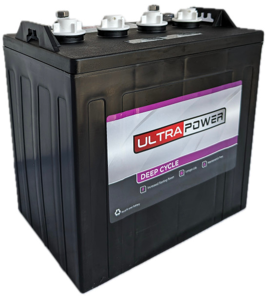 ULTRAPOWER EV875 8V 170Ah Maintenance-Free Deep Cycle Battery (Group GC8)