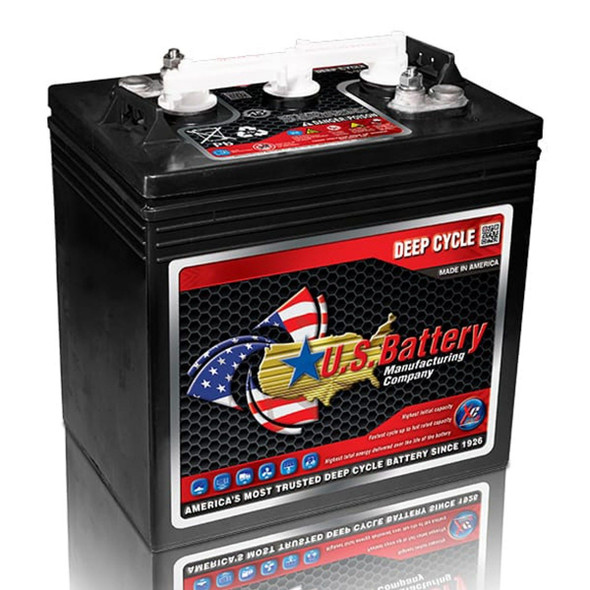 U.S. Battery US-1800-XC2 6V 208Ah Deep Cycle Flooded Battery (Group GC2) - 4 Pack