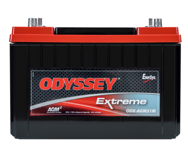 Odyssey Extreme ODX-AGM31M 12V AGM Marine Dual Purpose Battery (Group 31M)