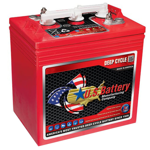 U.S. Battery US-2200-XC2 6V 232Ah Deep Cycle Flooded Battery (Group GC2) - 4 Pack