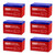 ULTRAPOWER UP12120-F2 12V 12Ah F2 AGM Rechargeable Battery - 6 Pack