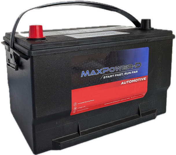 Maxpower-D 665MF 12V 850 CCA Maintenance-Free Auto Battery (Group 65)