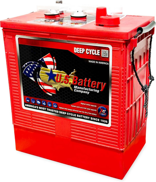 U.S. Battery US 305 XC2 6V 310Ah Deep Cycle Flooded Battery (Group 902 305) - 12 Pack