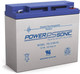 Power-Sonic PS-12180 F2 12V 18Ah AGM Rechargeable Battery - 4 Pack