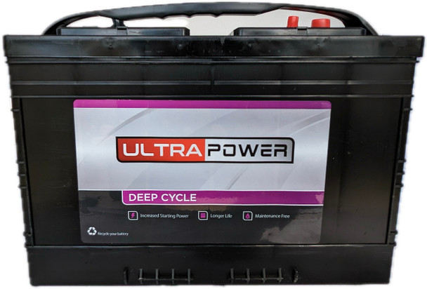 ULTRAPOWER EV27 12V 780 MCA Maintenance-Free Marine Battery (Group 27) - 2 Pack