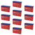 ULTRAPOWER UP6120-F1 6V 12Ah F1 AGM Rechargeable Batteries - 10 Pack