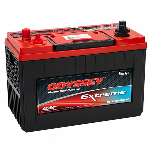 Odyssey Extreme ODX-AGM31M 12V AGM Marine Dual Purpose Battery (Group 31M)