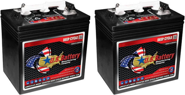 U.S. Battery US-1800-XC2 6V 208Ah Deep Cycle Flooded Battery (Group GC2) - 2 Pack