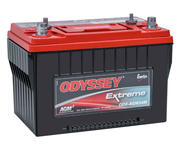 Odyssey Extreme ODX-AGM34M 12V AGM Marine Dual Purpose Battery (Group 34M)