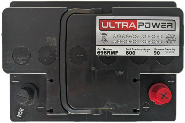 ULTRAPOWER 696RMF 12V 600 CCA Maintenance-Free Auto Battery (Group 96R)
