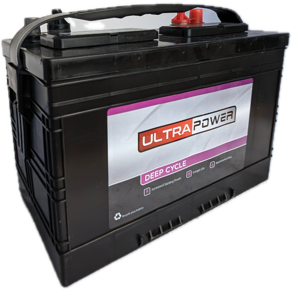 ULTRAPOWER EV27 12V 780 MCA Maintenance-Free Marine Battery (Group 27) - 2 Pack