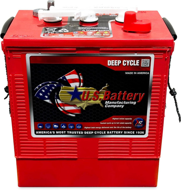 U.S. Battery US 305 XC2 6V 310Ah Deep Cycle Flooded Battery (Group 902 305) - 12 Pack