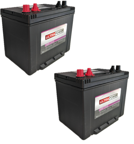 ULTRAPOWER RV24 12V 450 CCA Flooded RV Battery (Group 24)- 2 pack