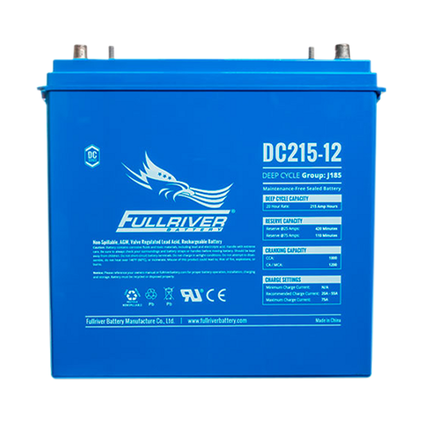 Fullriver DC215-12 12V 215Ah Deep Cycle AGM Battery (Group 921 185)