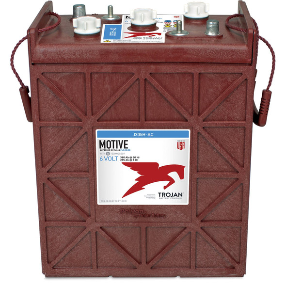Trojan Motive J305H-AC 6V 360Ah Deep Cycle Flooded Battery (Group 902 305)