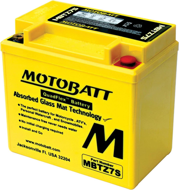 MotoBatt MHTX16 16.5Ah Hybrid Lithium Battery bundle with MotoBatt PDCT1 12V/6V 1A Charger