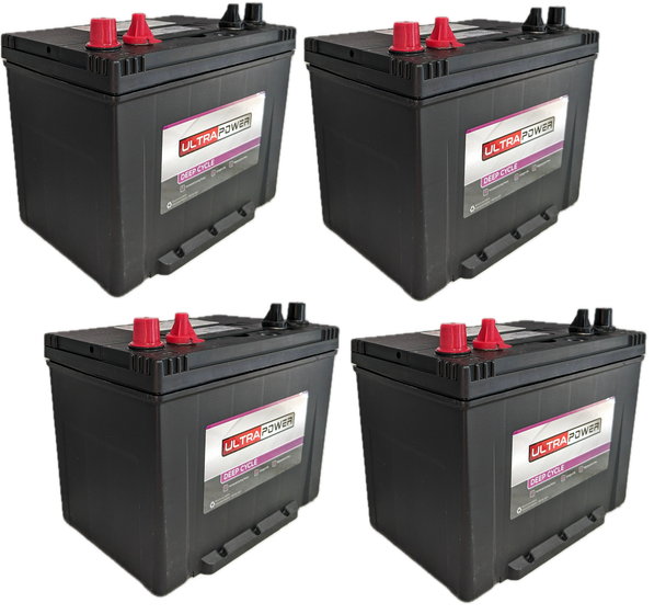 ULTRAPOWER RV24 12V 450 CCA Flooded RV Battery (Group 24) - 4 pack
