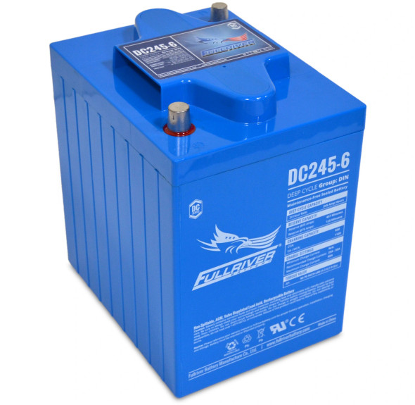 Fullriver DC245-6 6V 245Ah Deep Cycle AGM Battery (Group DIN)
