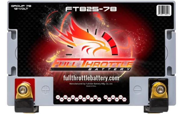 Fullriver Full Throttle FT825-78 65Ah 825 CCA AGM Battery (Group 34/78)
