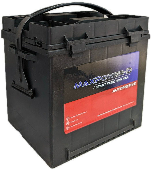 Maxpower-D 526MF 12V 540 CCA Maintenance-Free Auto Battery (Group 26)